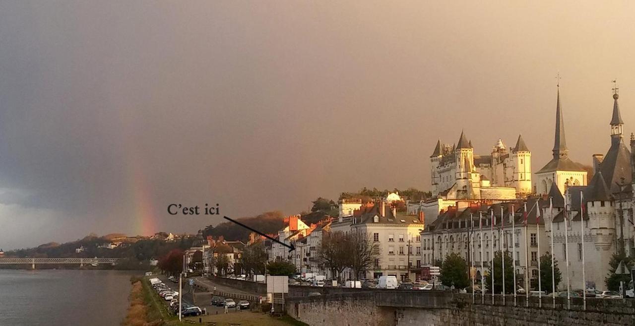 Apartamento Balcon sur Loire local vélo Saumur Exterior foto
